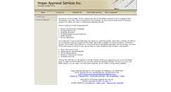 Desktop Screenshot of hoganappraisals.com
