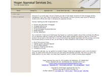 Tablet Screenshot of hoganappraisals.com